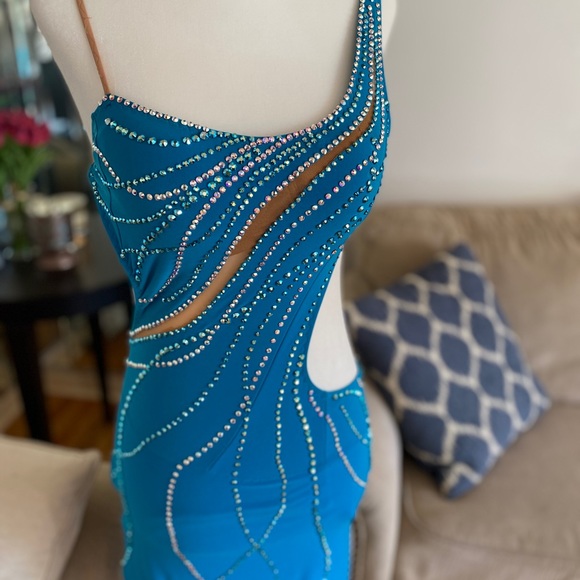 Dresses & Skirts - Swarovski adorned salsa Dance costume